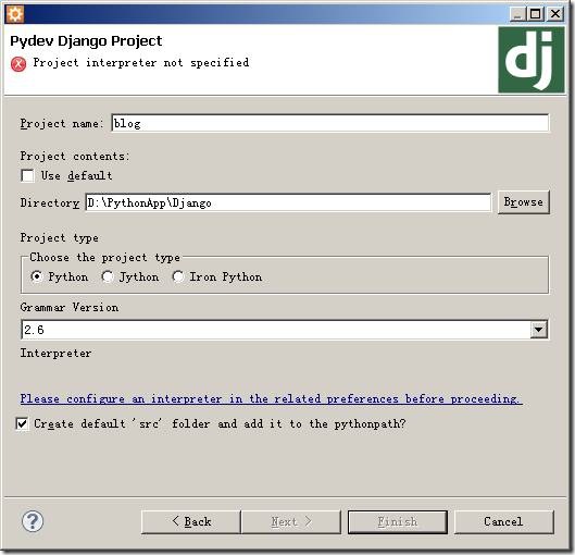 ����Aptana3+Django����blog��ʾ��