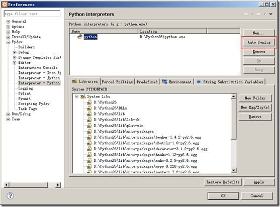 ����Aptana3+Django����blog��ʾ��
