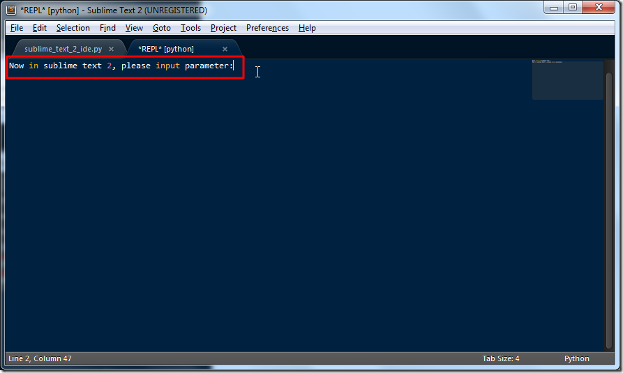��ʱ���Sublime Text 2��֧��input�й�����