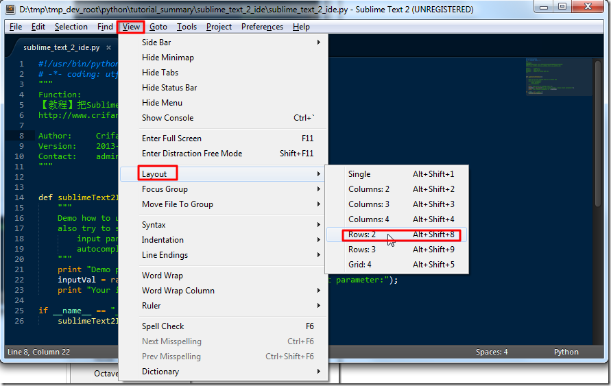 ��ʱ���Sublime Text 2��֧��input�й�����