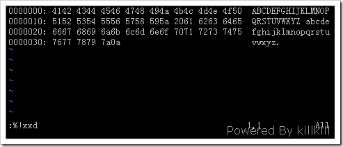 vim+xxd=强大的十六进制编辑器-转,集