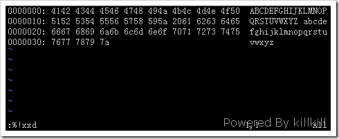 vim+xxd=强大的十六进制编辑器-转,集