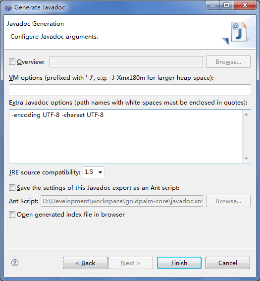 Javadoc���ɱ����䱸