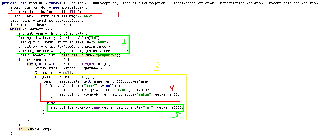 �Ը���д���򵥵�IOC����