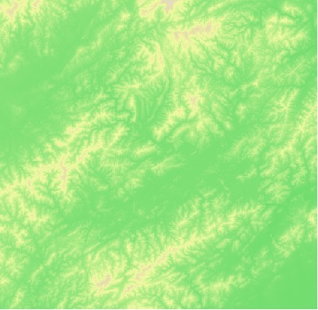 ʩ��GDAL��DEM���в�ɫ��Ⱦ