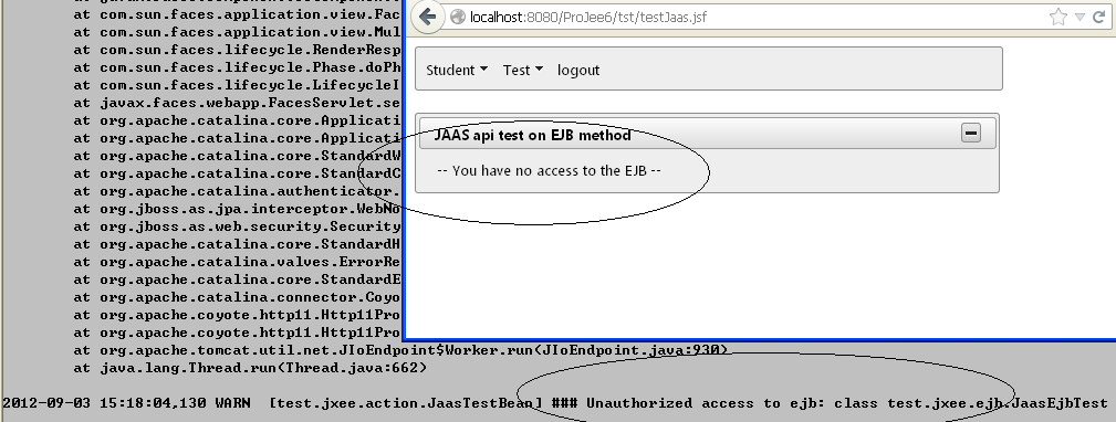 jee6 ѧϰ���� 12: Securing Application Component with JAAS api
