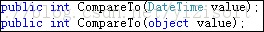 ��ô�Ƚ�DateTime�������ݵĴ�С