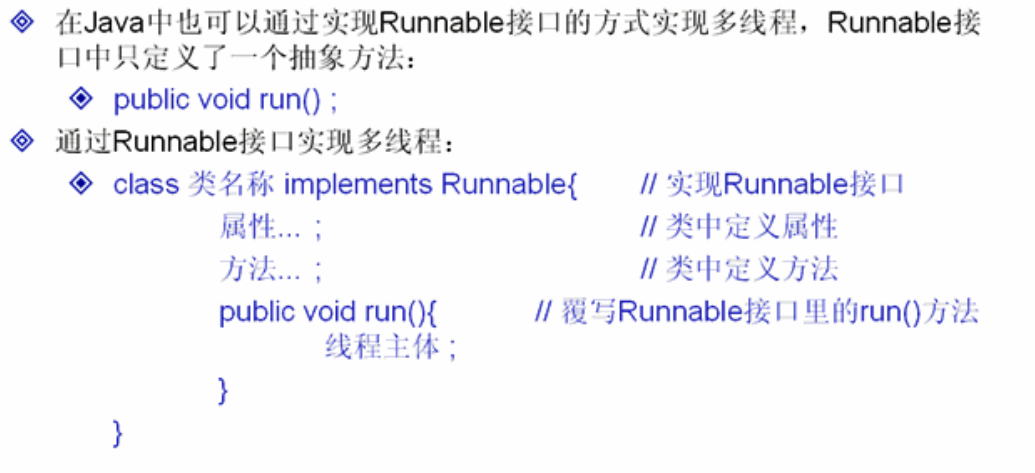 Javaѧϰ֮-��ʶ���̣߳�Thread��Runnable��