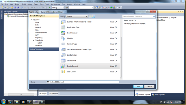 SharePoint2010 FeatureЧ�ܿ�������ΪSharePoint��ECB�˵����б�����ĵ��Ĳ����˵�������Զ���˵�����Ŀ