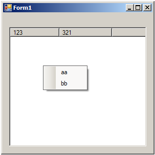 ���ڸ�Winform��ListView�ؼ������Ҽ��˵����й�����