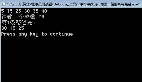 �ٶ�һ·������-��һ�Ŷ����������в��Һ�Ϊĳһֵ������·��