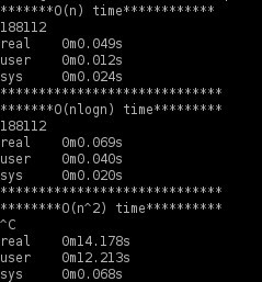 ʱ�临�Ӷȵ����������O(n)��O(nlogn)��O(n^2)��O(n^3)����Ӷκ�Ϊ��