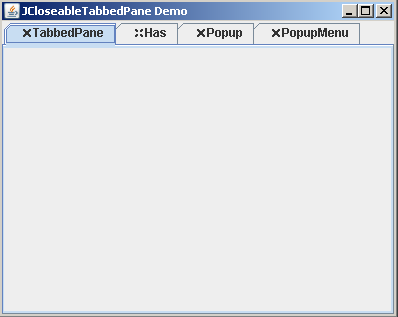Swing���رհ�ť��JTabelpane��Ч