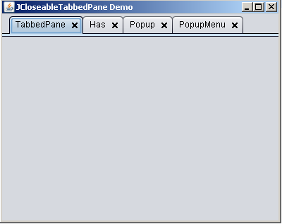 Swing���رհ�ť��JTabelpane��Ч
