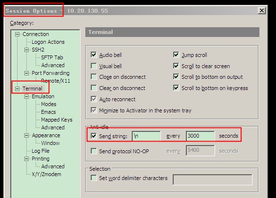 ���SecureCRT ssh�Զ��Ͽ����й�����
