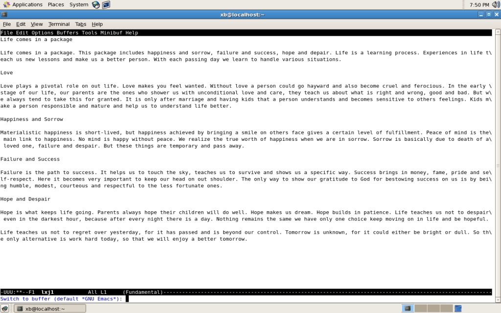 ��С����ѧϰGNU Emacs - 08
