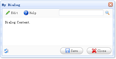 easyUI Dialog�Զ���Toolbar��button