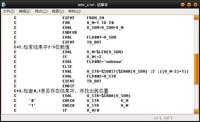 ��AS400�µ���RPGLE�������