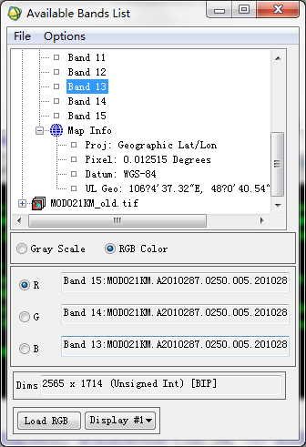 ʩ��GDAL��HDF���ݽ���У��
