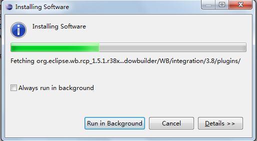 Java UI ���ӻ���ƹ��� windowbuilder ��װ��