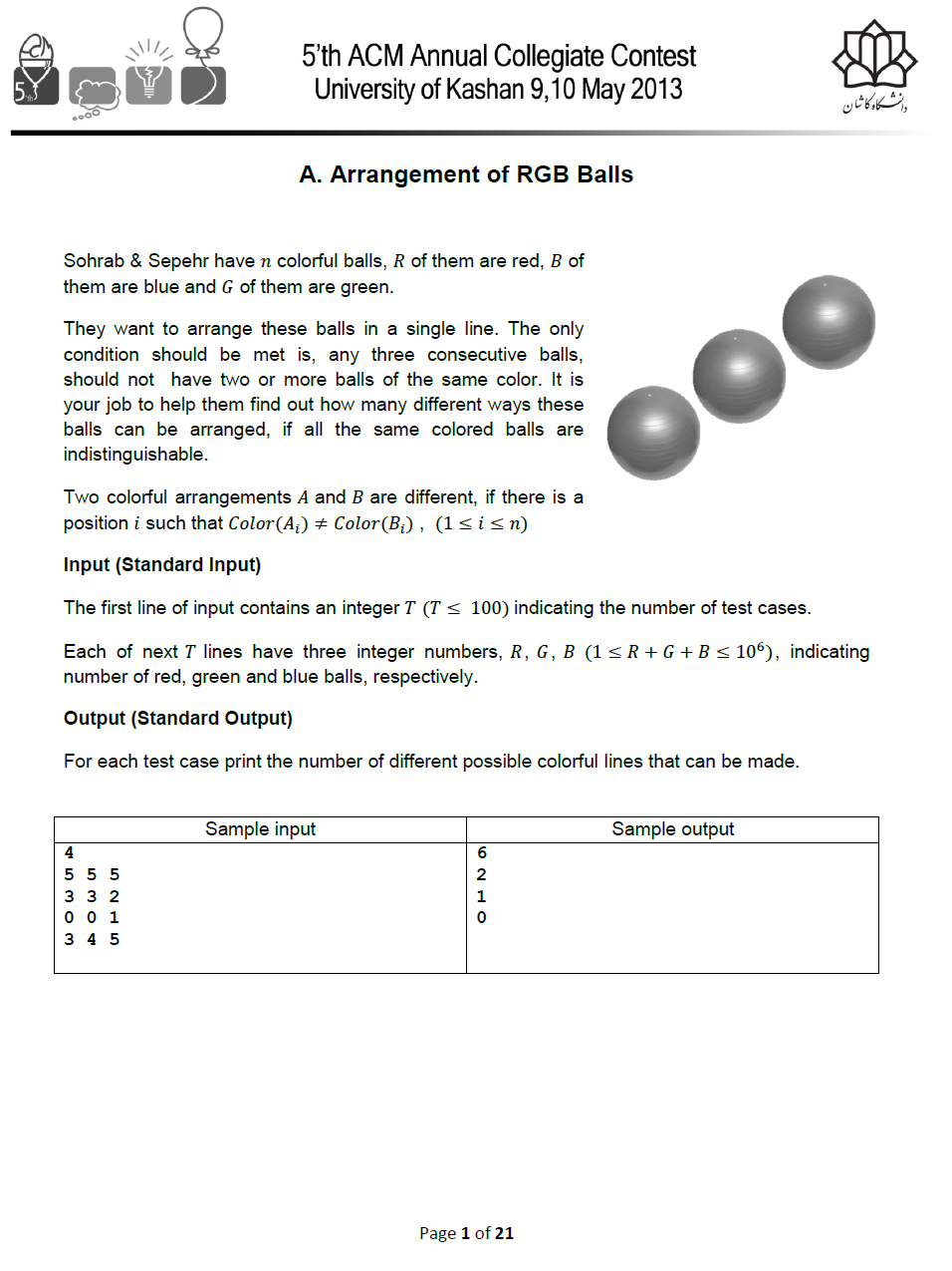 CF 2013-2014CTS01E04(Arrangement of RGB Balls-RGBRGB.)
