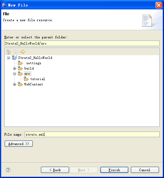 ��struts 2����׼��