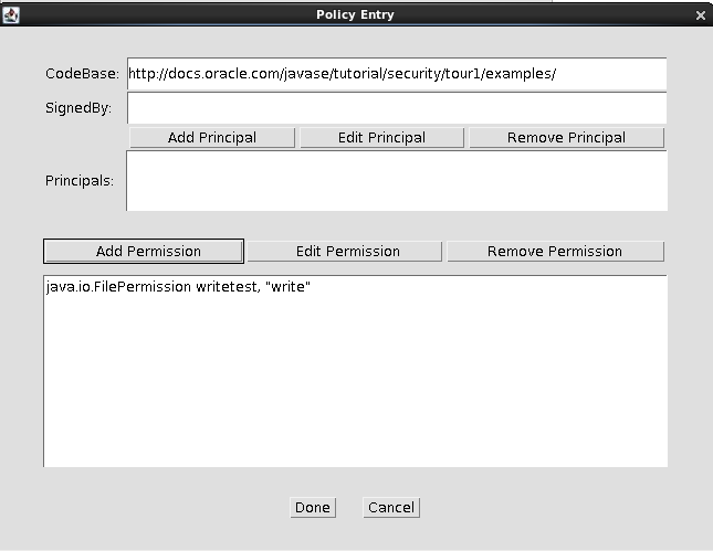Ӧ��Policy�ļ�����AppletȨ��