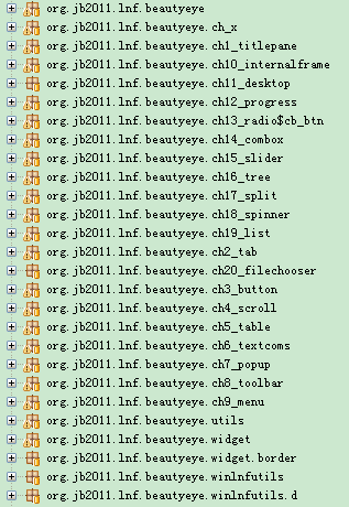 ���ϵ�ǰ����������ԭ��Swing��� - BeautyEye L&F ��ʽ����