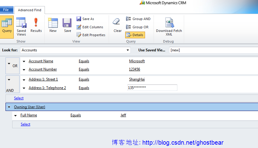 Dynamics CRM 2011���ϵ�У�49����FetchExpression(1)