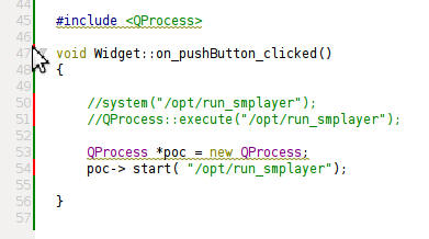 ��ô��QT��ִ��shell���ⲿ����