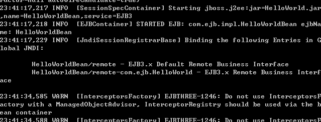 ��һ��EJB���򡪡�HelloWorld����״̬�Ի�bean��