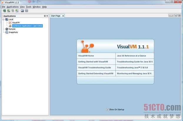 JDK�л�����һ����� �������ֽ���VisualVM