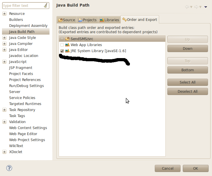 The method getTextContent() is undefined