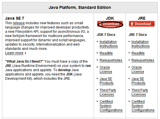 JDK 7�����ء���װ