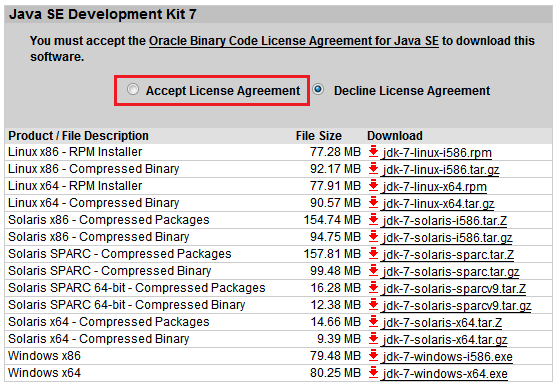 JDK 7�����ء���װ