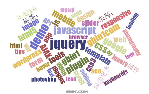 �����javascript������/��ǩ�Ƴ�Ч - D3 Cloud