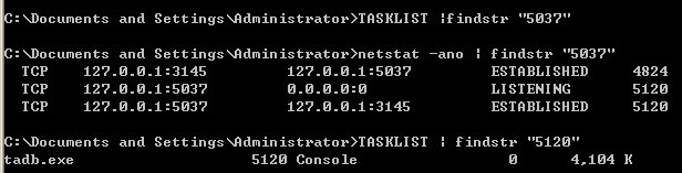 adb serverûռö˿ڵĽ