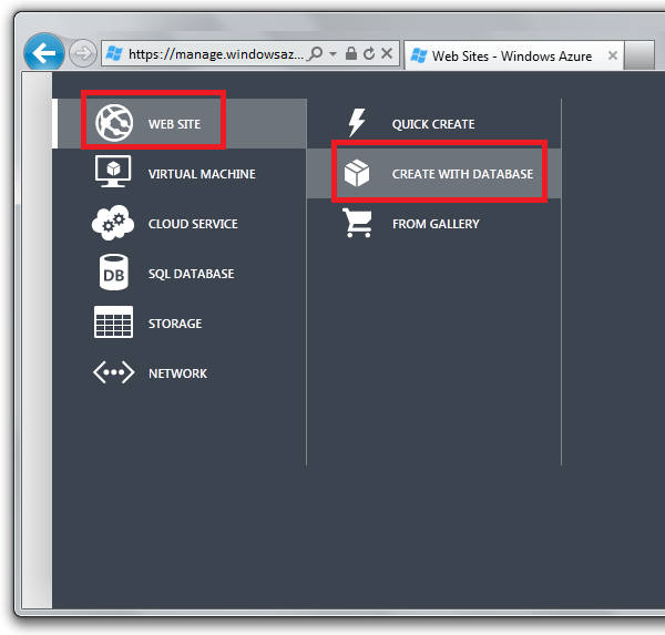 ASP.NET WebӦó֧䵽Windows Azure Web SiteSQL ݿ