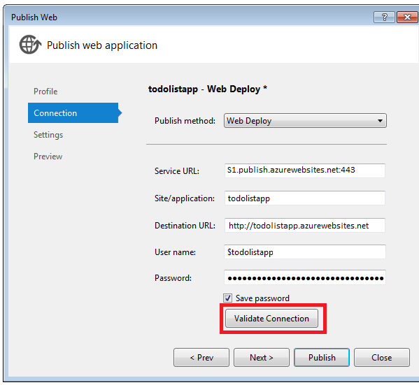 ASP.NET WebӦó֧䵽Windows Azure Web SiteSQL ݿ
