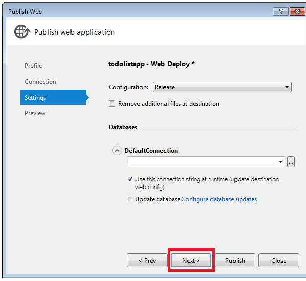 ASP.NET WebӦó֧䵽Windows Azure Web SiteSQL ݿ