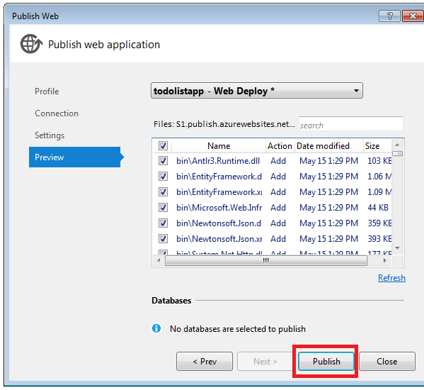 ASP.NET WebӦó֧䵽Windows Azure Web SiteSQL ݿ