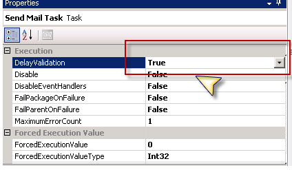 SSISThe Address in the "To" line is malformed.  It is either missing the "@" symbol or is not valid