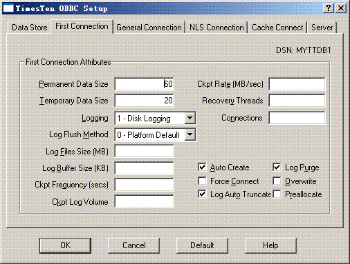 TimesTenPermsizeTempsizeĴС
