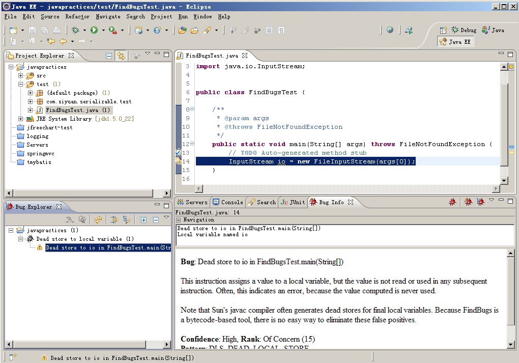 MyEclipse 8.5  FindBugsʹ