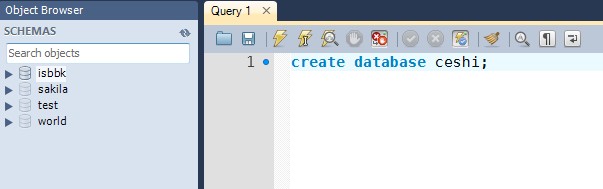 My Sql WorkBench����ʹ�� �Լ� ����sql���