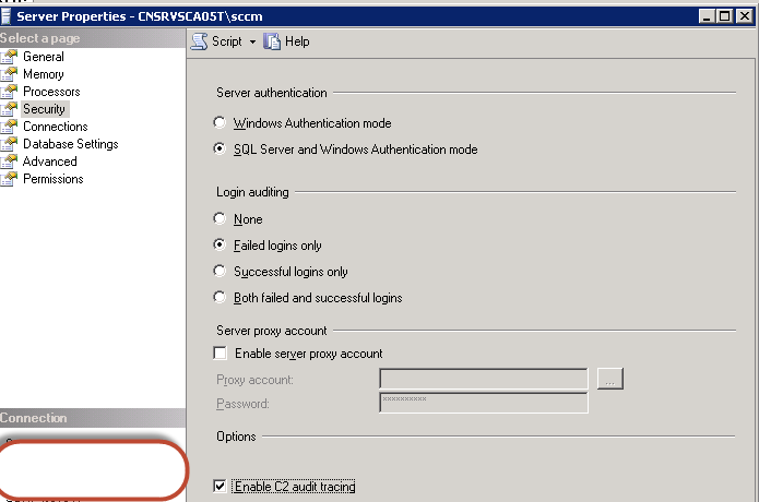 SQL Server Auit Part һ: C2 Audit