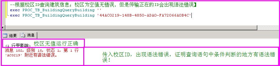 Sql Server дѯĴ洢-﷨쳣Ĵ洢ȷ洢