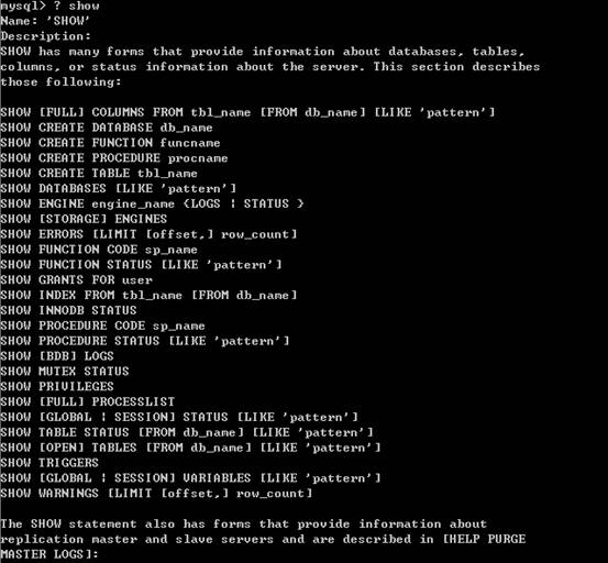 MySQL����ָ�����
