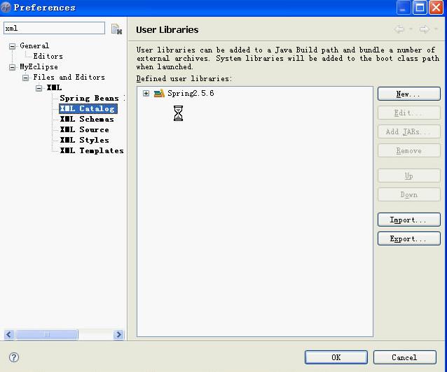 ��MyEclipse�б༭XMLû��������ʾ���й�����