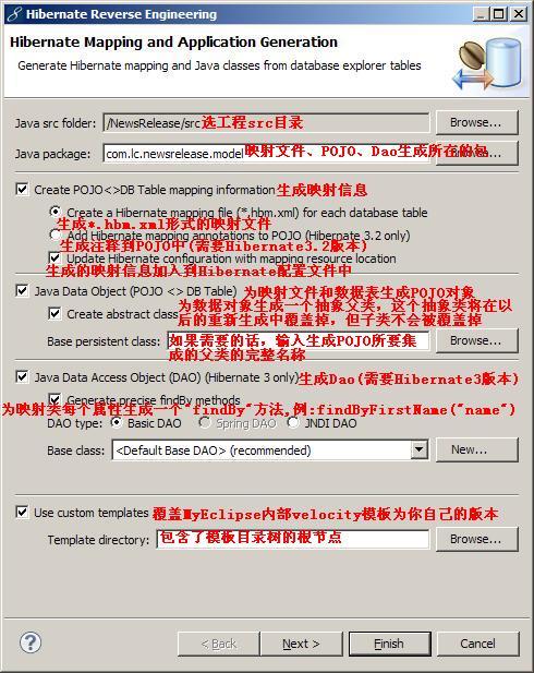 ͼ���䱸hibernate����ORMӳ���ļ�*hbm.xml